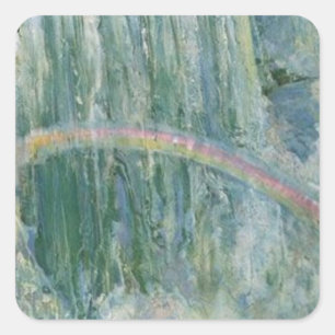 Sticker Carré Chutes du Niagara vintages