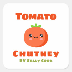 Sticker Carré Chutney de tomates