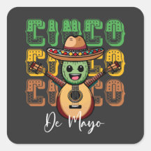 Cinco De Mayo Cactus Mexicain Drôle Jouant de la G