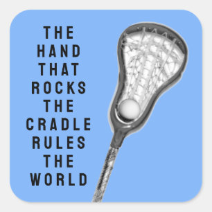 Sticker Carré Citation de crosse pour filles