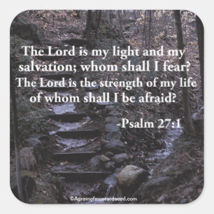 Sticker Carré Citations bibliques