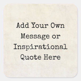 Sticker Carré Citations Motivationnelles, Noms, Paroles Faites V