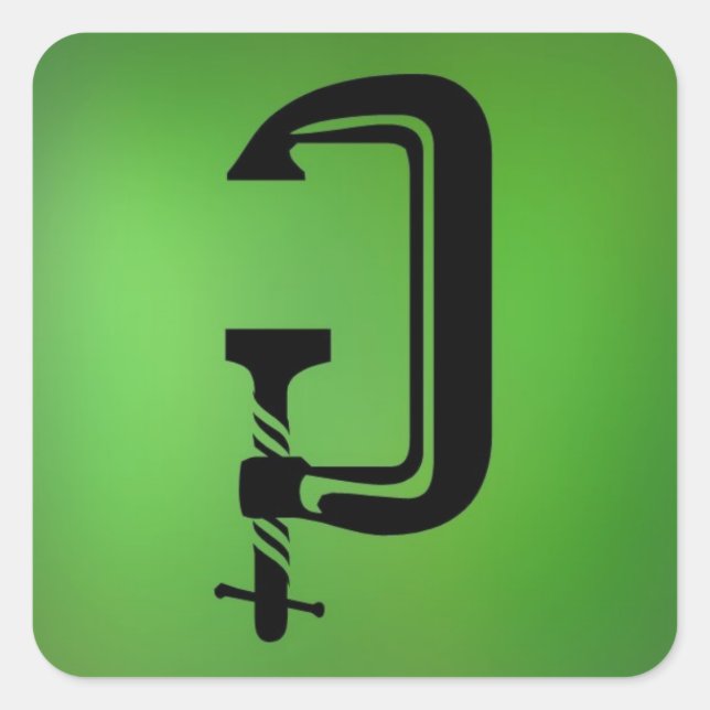 Sticker Carré Clamp AH2010 (Devant)