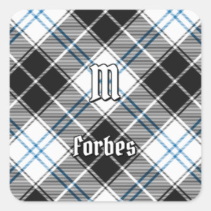 Sticker Carré Clan Forbes robe Tartan