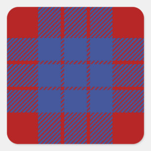 Sticker Carré Clan Hamilton Tartan