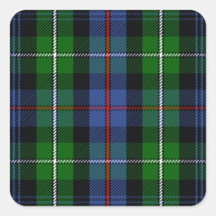 Sticker Carré Clan MacKenzie Tartan