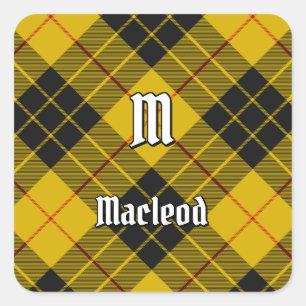 Sticker Carré Clan Macleod de Lewis Tartan