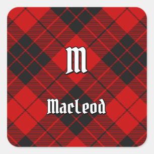 Sticker Carré Clan Macleod de Raasay Tartan