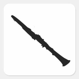 Sticker Carré Clarinet