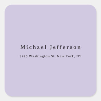 Sticker Carré Classical Creative Trendy Pastel Color Minimalist