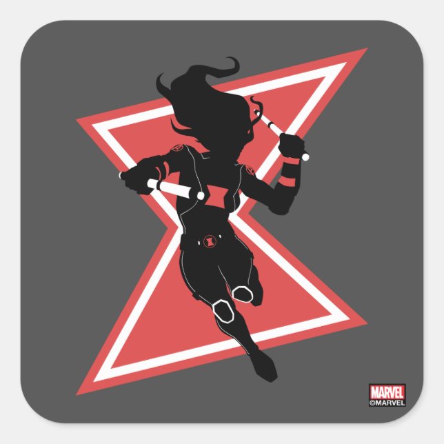 Sticker Carré Classique des Avengers| Graphique de l'icône de la (Devant)
