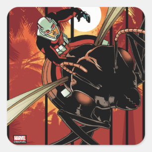 Sticker Carré Classique des Avengers  L'étonnante couverture de 