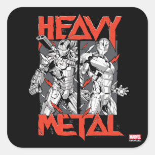 Sticker Carré Classiques des Avengers   Technologie Stark "Heavy