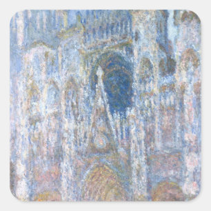 Sticker Carré Claude Monet   Cathédrale de Rouen