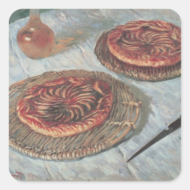 Sticker Carré Claude Monet | Tartes aux fruits, 1882 (Devant)