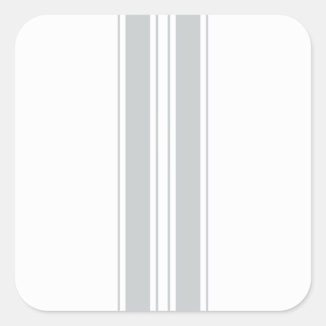 Sticker Carré Cliquez sur Personnaliser pour modifier Gris en co (Devant)