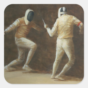 Sticker Carré Clôture