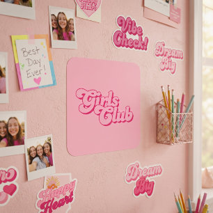 Sticker Carré Club de filles