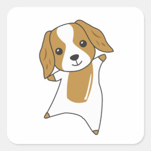 Sticker Carré Cocker Chien Espagnol Amoureux des animaux Chiens 