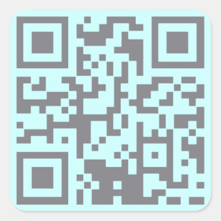 Sticker Carré Code barre de l'enquêteur paranormal