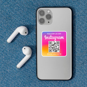 Sticker Carré Code QR Instagram