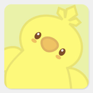 Sticker Carré Colin the Chick