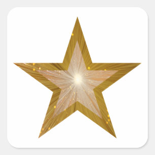 Sticker Carré Colonne blanche pour carré Gold Star