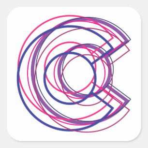 Sticker Carré colorado biC