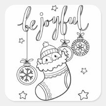 Colorez votre propre pingouin de Noël dans un Stoc