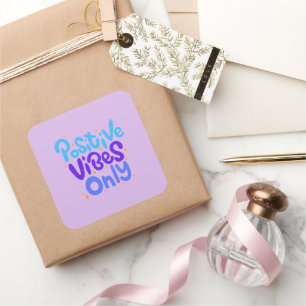 STICKER CARRÉ COLORFULL CADEAU MOM SOEUR BOSS ENSEIGNANT AMI