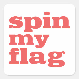 Sticker Carré Colorguard - Spin Mon Drapeau