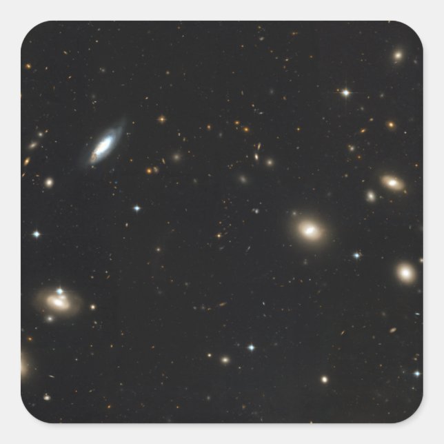 Sticker Carré Coma Cluster de galaxies (Devant)
