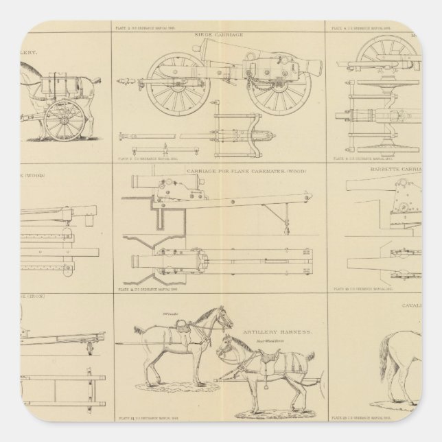 Sticker Carré Commande, magasins, etc. (Devant)