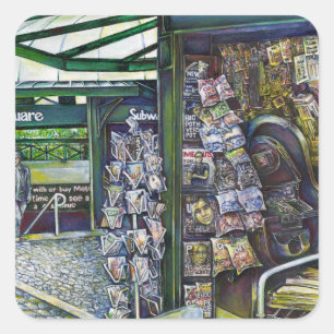 Sticker Carré Comment Est-Ce Qu'Une Image, Sans imagination ?