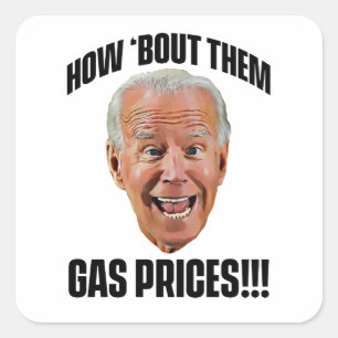 STICKER CARRÉ COMMENT "LES METTENT À PART LES PRIX DU GAZ