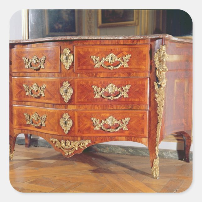 Sticker Carré Commode Régence française, c.1720 (Devant)