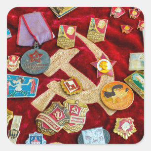 Sticker Carré Communist memorabilia