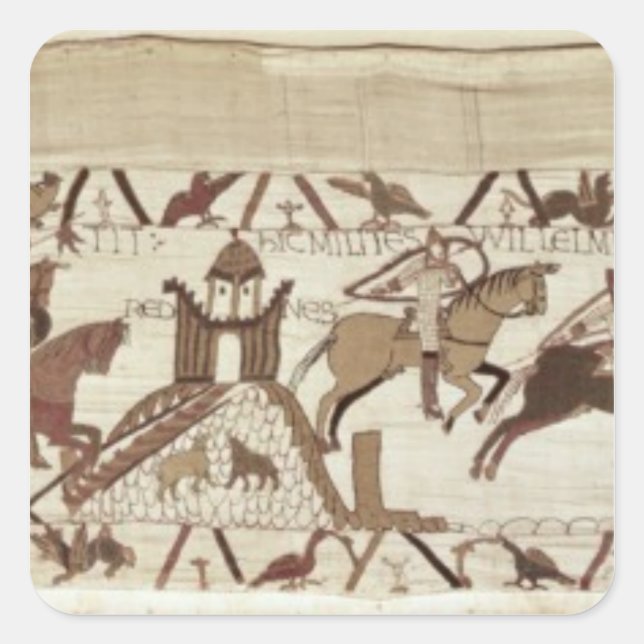 Sticker Carré Conan fuit de Dol (Devant)