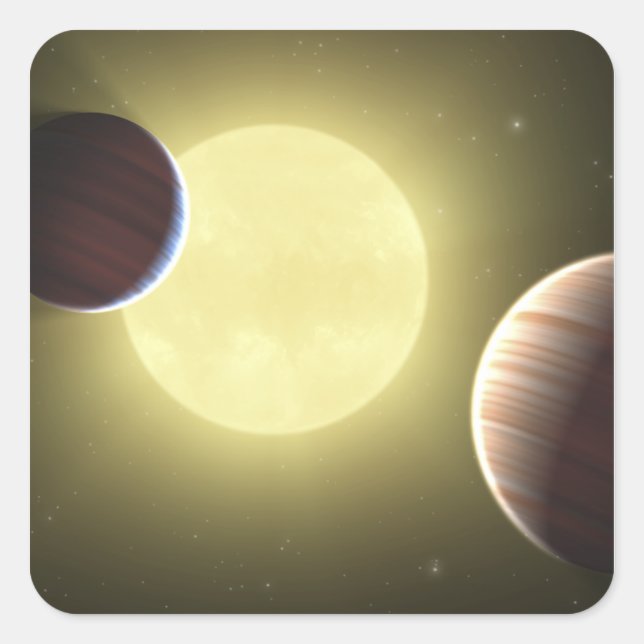 Sticker Carré Concept de l'artiste 2 (Devant)