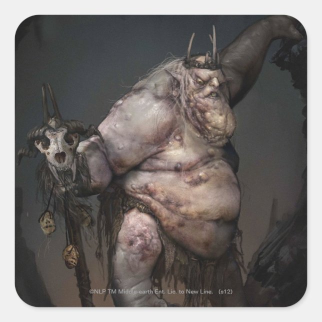 Sticker Carré Concept du roi de Goblin (Devant)