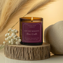 Conception de Luxe Amour Romantique - Bougie Velve