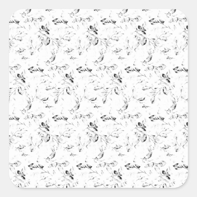 Sticker Carré conception de point Quarante et un (Devant)