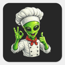 Conception drôle de chef extraterrestre Cuisinier 
