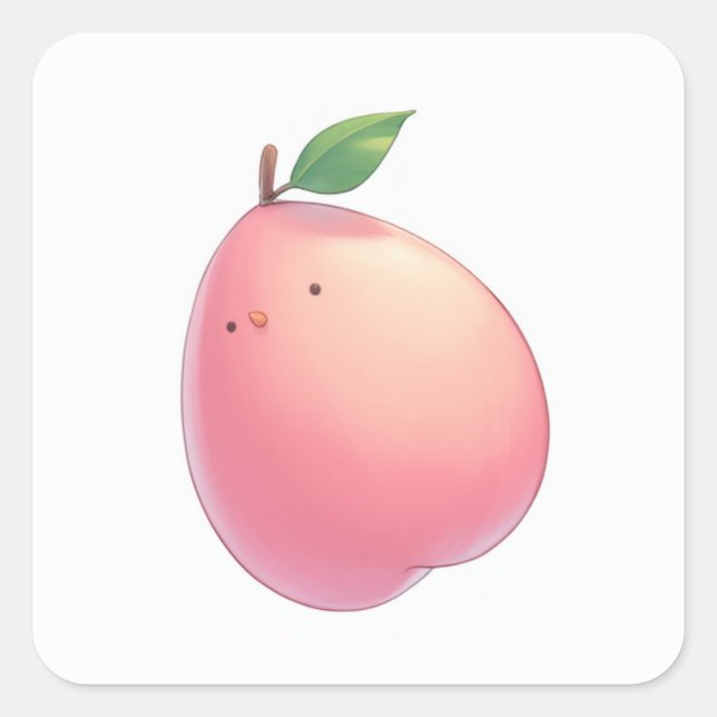 Sticker Carré Conception inspirée (Devant)