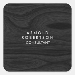 Sticker Carré Conception minimaliste de parquet gris Design mode