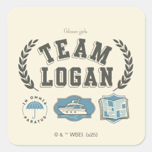 Sticker Carré Conception Team Logan Gilmore Girls