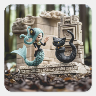 Sticker Carré Conférer