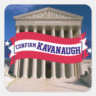 Sticker Carré Confirmer le juge Kavanaugh Cour suprême des États