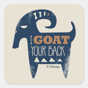 Sticker Carré congelé  Je te chante le dos