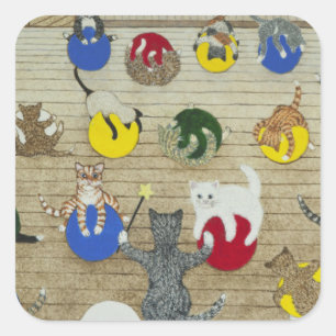 Sticker Carré Conservation de l'ajustement